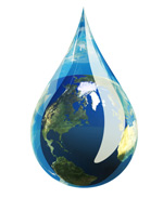 环保水滴地球