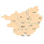广西省矢量地图