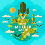 地球母亲日快乐海报