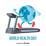 世界健康日矢量