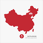 扁平化中国地图