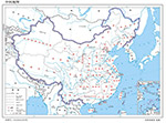 中国地图线划图