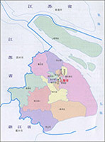 上海行政区划简图