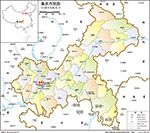 重庆市标准地图