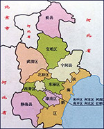 天津市地图简图