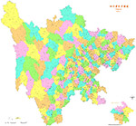 四川省乡镇分界图