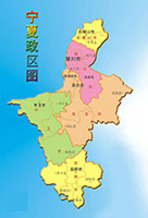 宁夏行政区划图