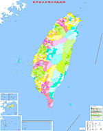 台湾省乡镇分界图