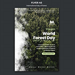 世界森林日宣传单