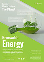 可再生能源海报模板