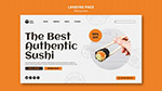 寿司美食网站模板