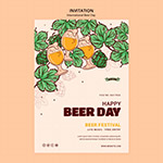 国际啤酒日海报