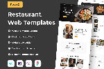 高级餐厅网页模板