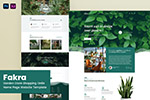 植物花店网站UI