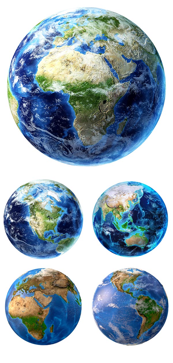 三维立体地球图片