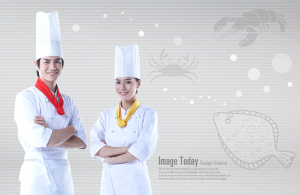 厨师,职业人物,饮食行业素材