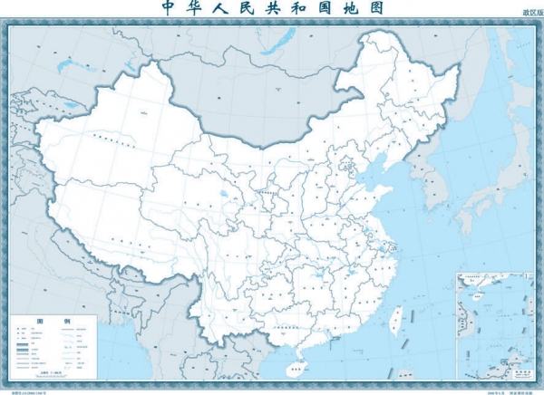 中国政区标准地图图片