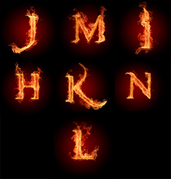 燃烧着的字母2