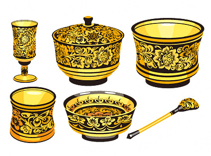 金色器皿