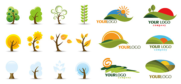 树木图标与logo