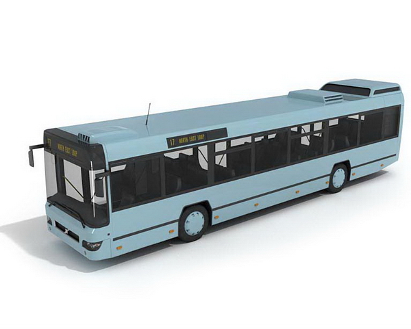 公交车3d模型1