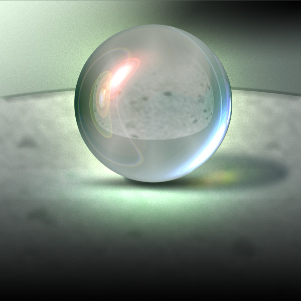 质感透明球体