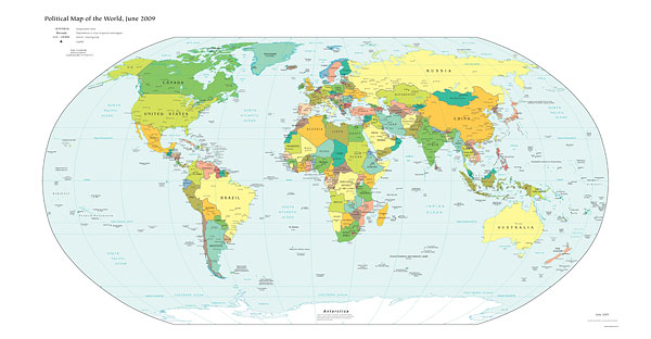 2009版世界地图