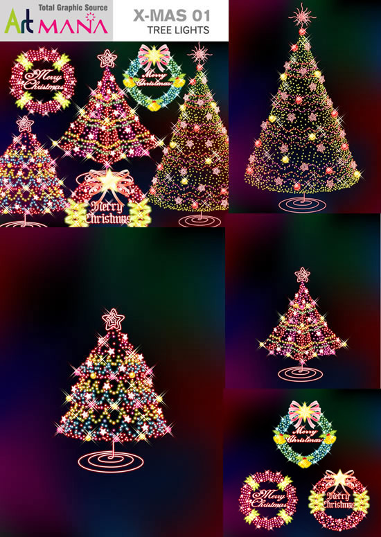 流光溢彩圣诞树