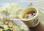 清香菊花茶广告