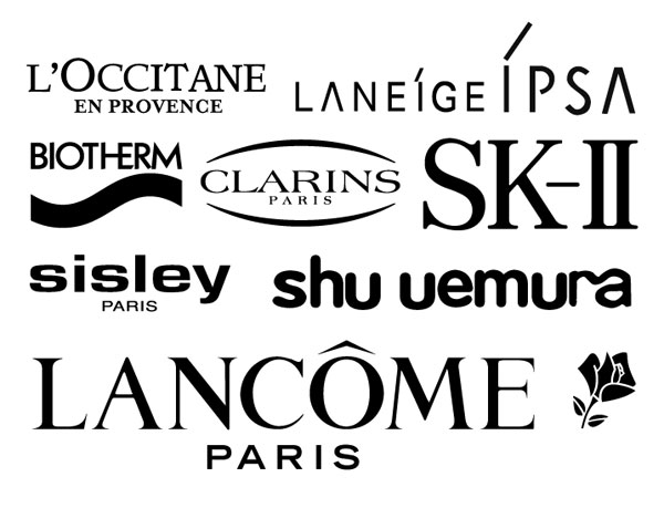 化妆品logo矢量素材,ipsa,sisley,兰蔻,娇韵诗,碧欧泉,兰芝,植村秀,sk