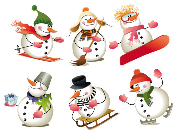 0   点 关键词: 可爱的圣诞节雪人矢量素材,圣诞节,卡通,可爱,雪人