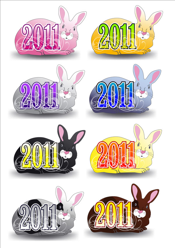 2011兔子图案