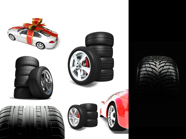 3D汽车轮胎
