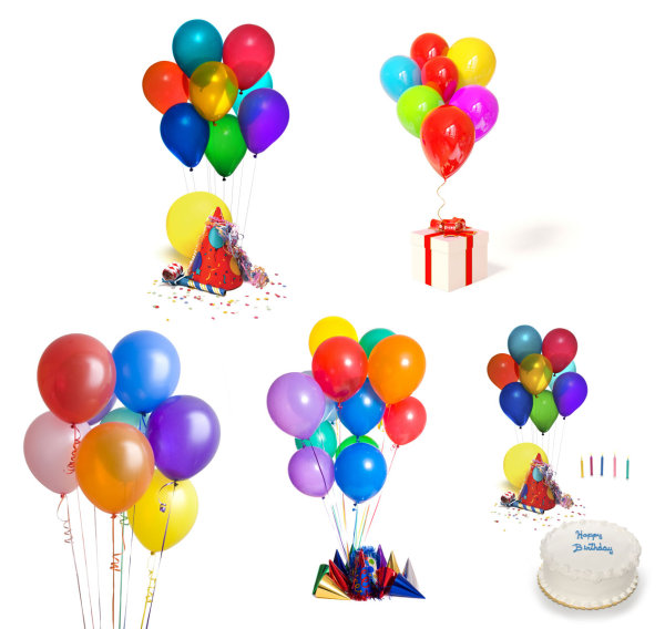 庆祝生日气球