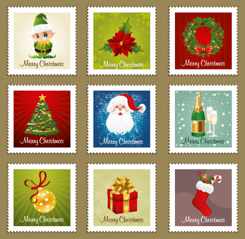 圣诞节饰品邮票