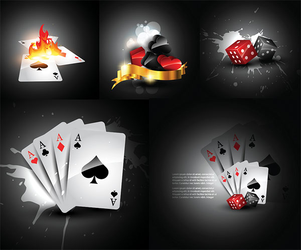 0点关键词:扑克牌与色子矢量素材,扑克,红桃,黑桃,梅花,方片,纸牌