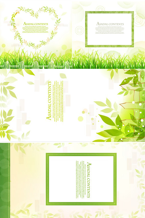 绿叶装饰框