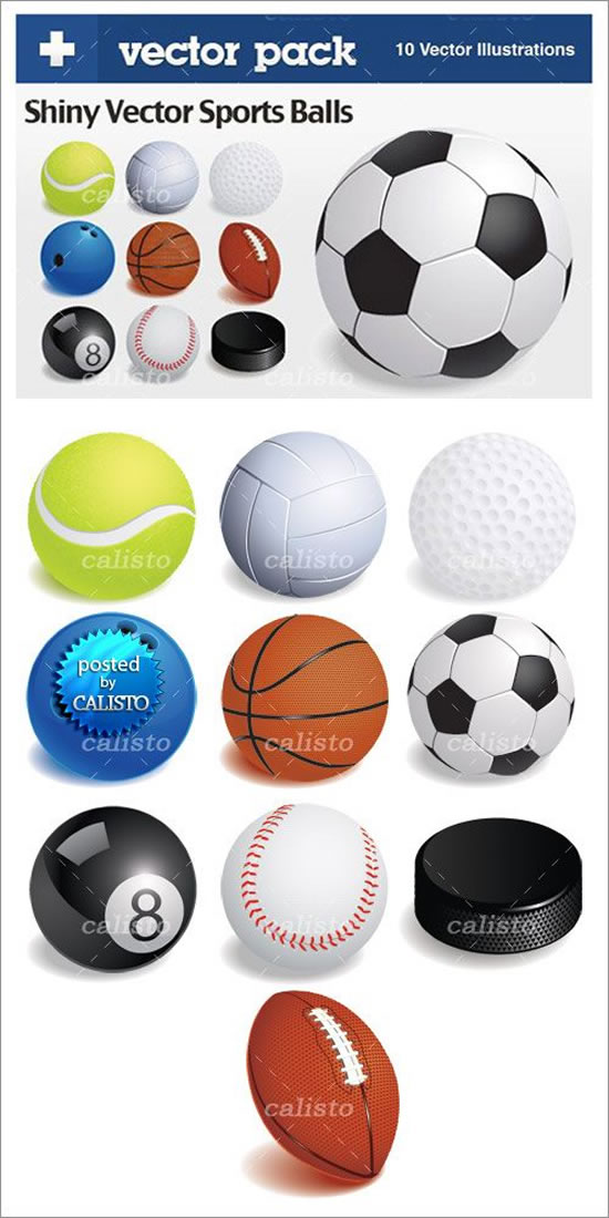 各种体育球类