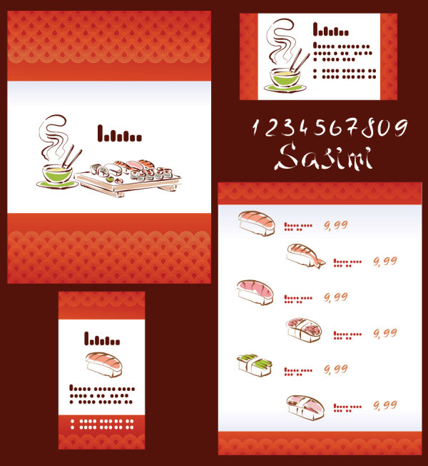 日本料理菜单01