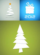 2012圣诞节折纸