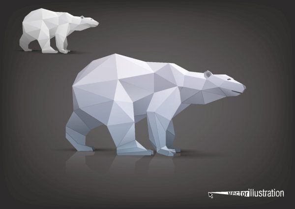 立面体北极熊