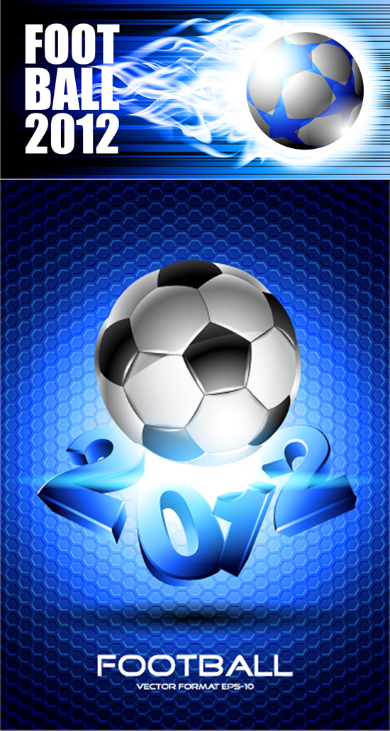2012足球主题矢量