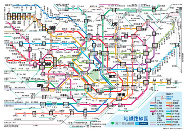 日本地铁地图