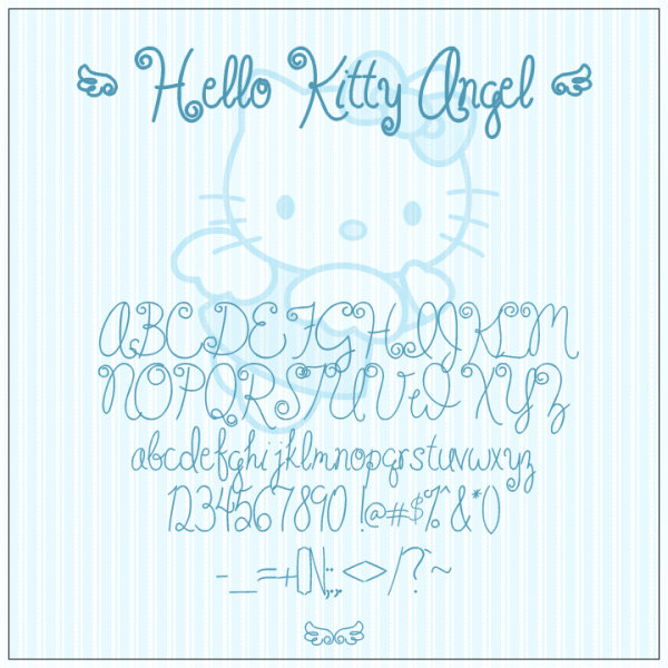 Hello_Kitty字体