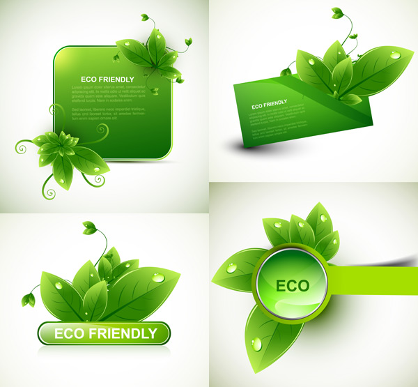 绿色环保元素