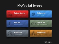 社交平台分享图标