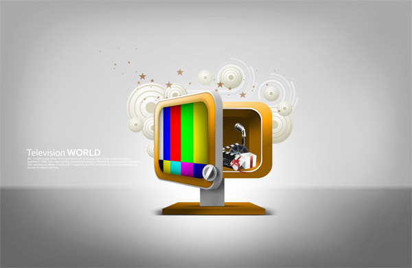 电视机创意设计