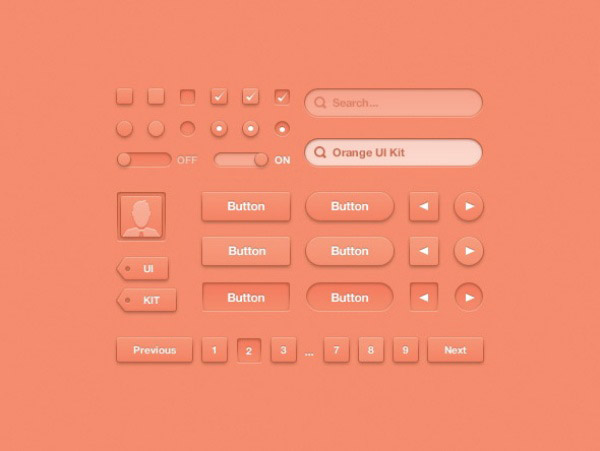 橙色UI工具包