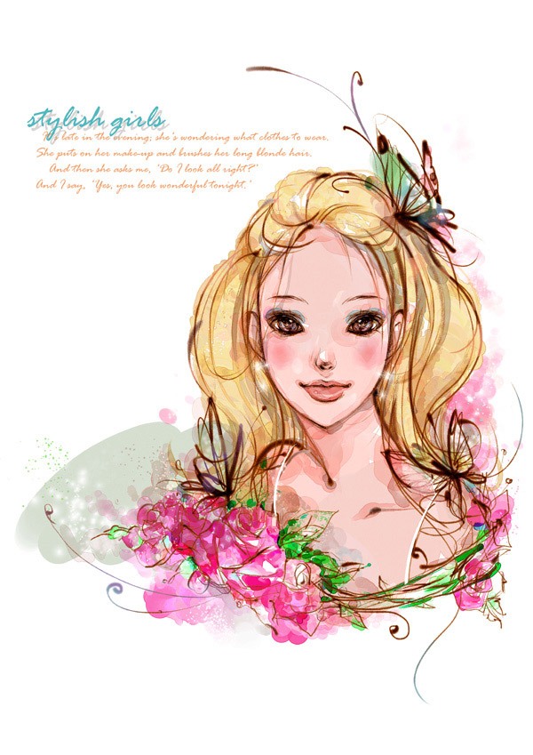 ˮ��Ů���뻨