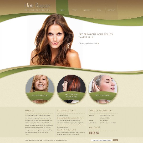 发型设计网站